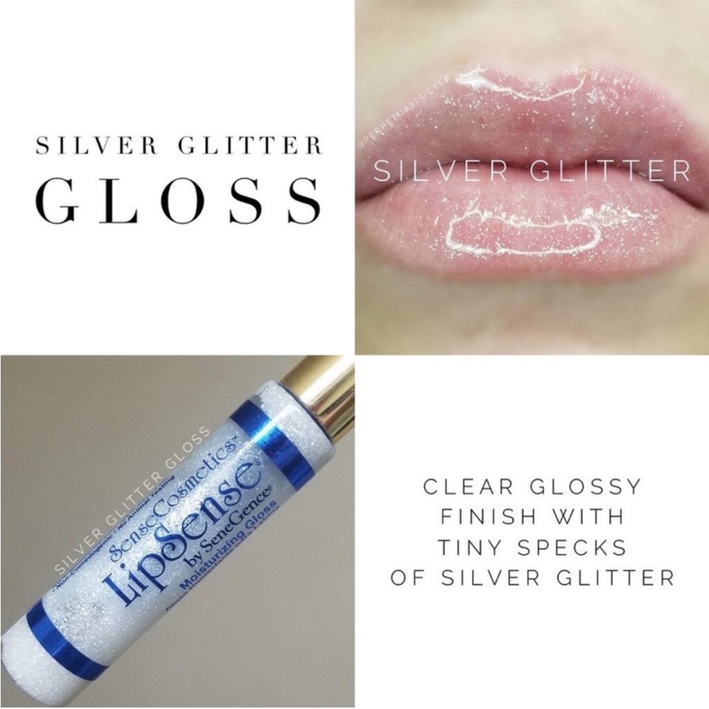 LipSense - Silver Glitter Gloss